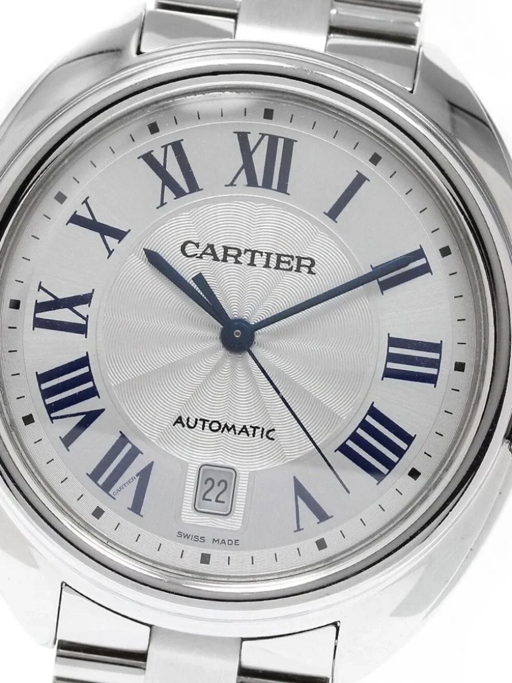 CARTIER Cle De Cartier WSCL0007 Date Silver Dial Automatic Men's Watch_973931